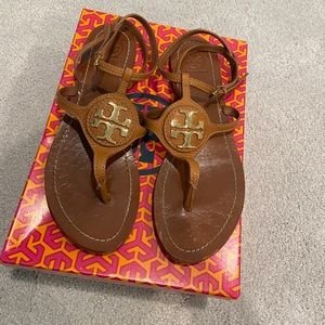 Tory Burch Laura Flat Ankle Strap Sandal